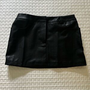Faux Leather Skirt size M